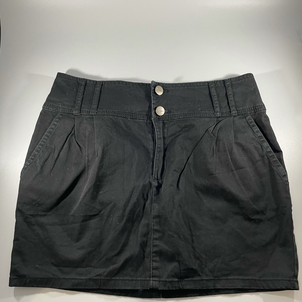 Mango Casual Women's Mini Skirt Black Small
